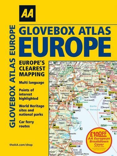 AA Glovebox Atlas Europe (AA Road Atlas)