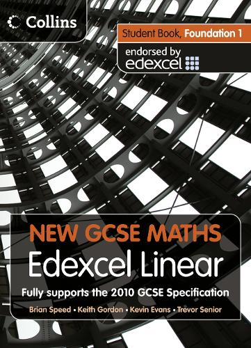 New GCSE Maths - Student Book Foundation 1: Edexcel Linear (A)