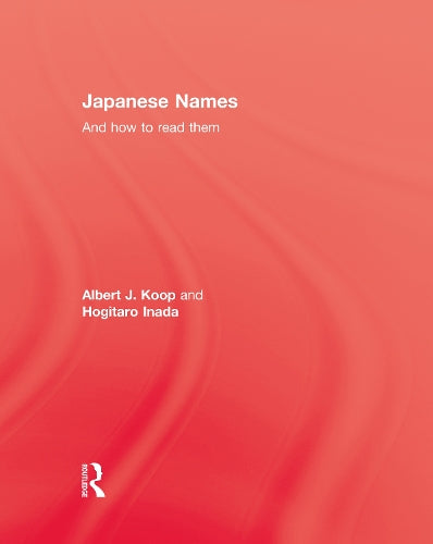 Japanese Names & How To Read (Kegan Paul Japan Library)