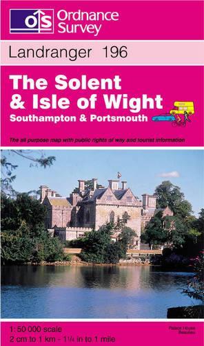 The Solent and the Isle of Wight, Southampton and Portsmouth (Landranger Maps)