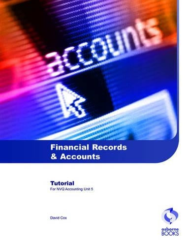 Financial Records & Accounts Tutorial