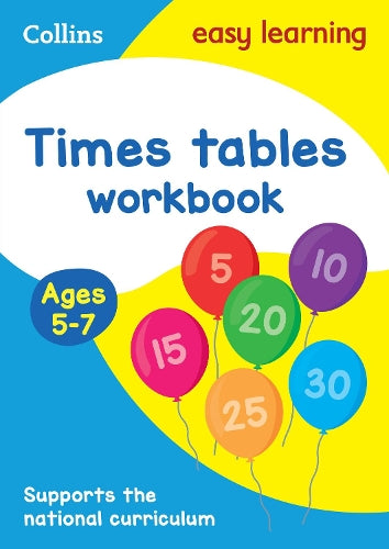 Times Tables Workbook Ages 5-7: New Edition (Collins Easy Learning KS1)