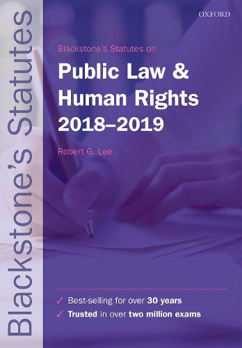 Blackstones Statutes on Public Law & Human Rights 2018-2019 (Blackstones Statute Series)