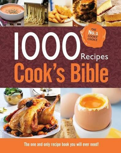 1000 Recipes - Cooks Bible - Large Format Hardback Book. Photos and step by step instructions (Igloo Books Ltd)
