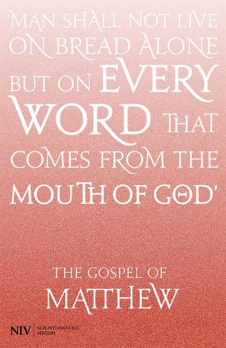 NIV Gospel of Matthew (New International Version)