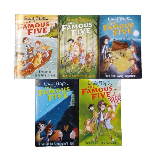 Famous five collection 5 books set by enid blyton