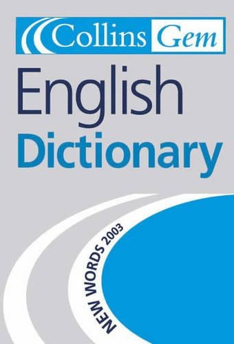 English Dictionary: silver/blue cover (Collins Gem)