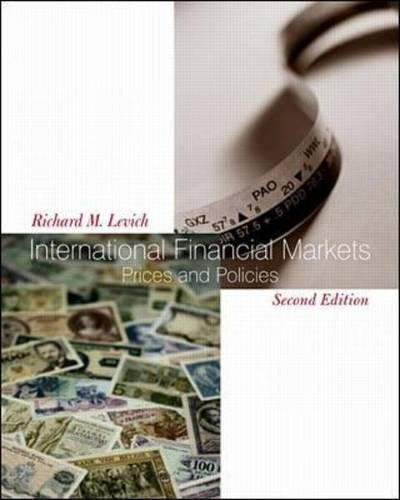 International Financial Markets: Prices and Policies (McGraw-Hill/Irwin Series in Finance, Insurance & Real Estate)