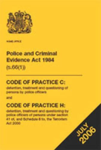 Police and Criminal Evidence Act 1984 (s.66(1)): code of practice C: detention, treatment and questioning of persons by police officers, and code of ... Code of Practice C and Code of Practice H