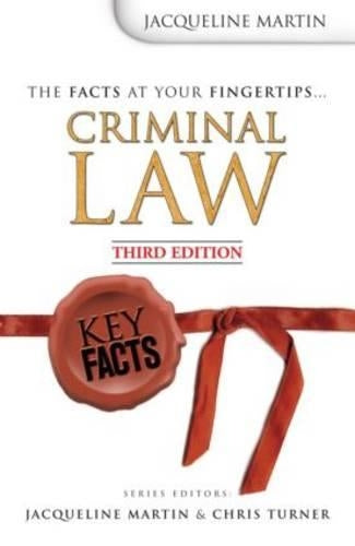 Key Facts: Criminal Law 3rd Edition
