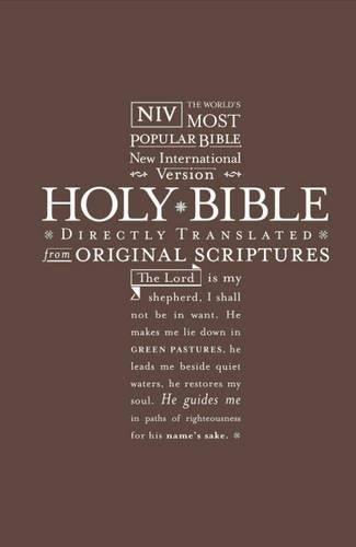 NIV Pocket Bible: HB, New Cross Design