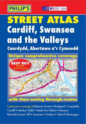 Philips Street Atlas Cardiff, Swansea and the Valleys: Pocket (Philips Street Atlases)