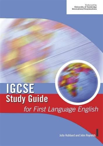 IGCSE Study Guide for First Language English (IGCSE Study Guides)