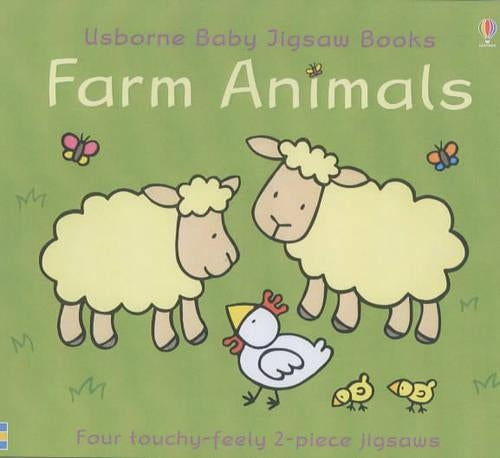 Farm Animals (Usborne baby jigsaw books)