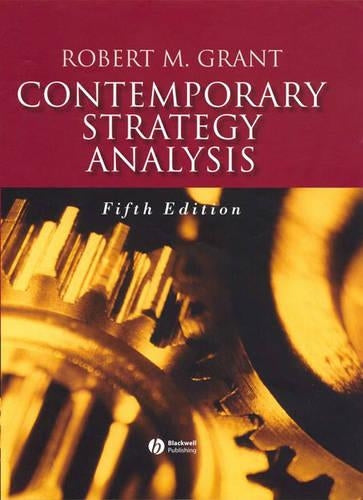 Contemporary Strategy Analysis