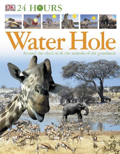 Twenty-four Hours at the Water Hole: Around the Clock with the Animals of the Grasslands (24 Hours)