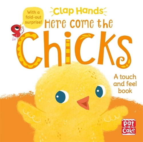 Here Come the Chicks: A touch-and-feel board book with a fold-out surprise (Clap Hands)