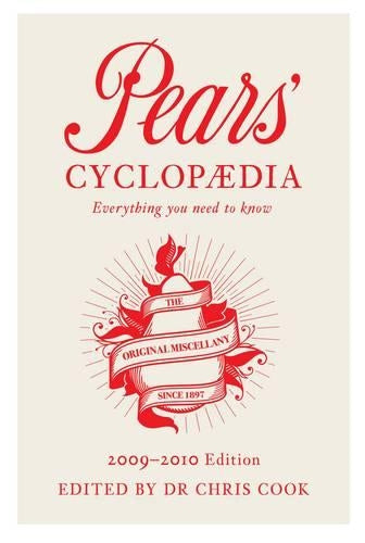 Pears Cyclopaedia 2009 - 2010