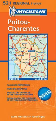 Poitou Charentes 2004 (Michelin Regional Maps)