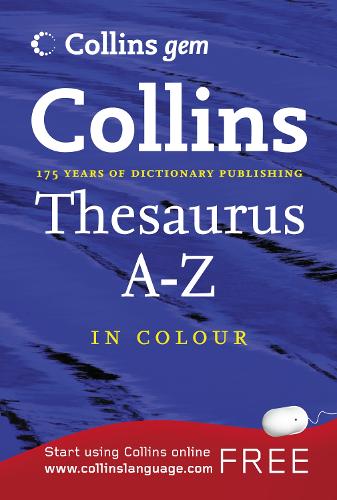 Thesaurus A-Z (Collins Gem)