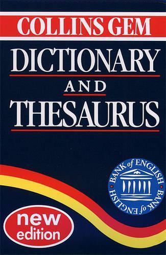 COLLINS GEM DICT. & THESAURUS(MINI) (Collins Gems)