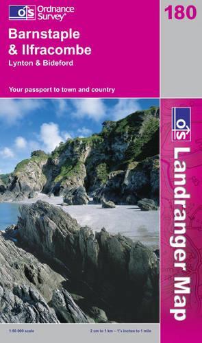 Barnstaple and Ilfracombe, Lynton and Bideford (Landranger Maps)