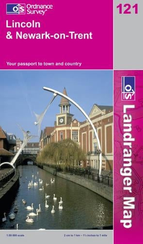 Lincoln and Newark-on-Trent (Landranger Maps) (OS Landranger Map)