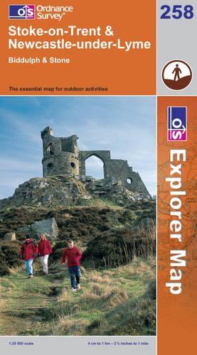 Stoke-on-Trent and Newcastle Under Lyme (Explorer Maps) (OS Explorer Map)