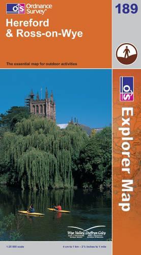 Hereford and Ross-on-Wye (Explorer Maps) (OS Explorer Map)