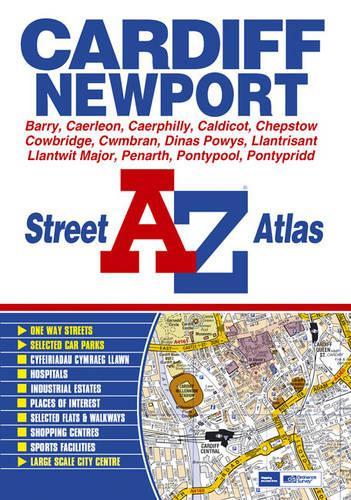 A-Z Street Atlas of Cardiff and Newport (Street Maps & Atlases)