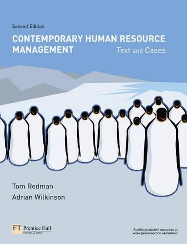 Contemporary Human Resource Management: Text and Cases