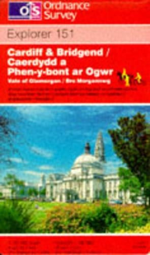 Cardiff and Bridgend/Caerdydd a Phen-y-bont ar Ogwr: Sheet 151 (Explorer Maps)