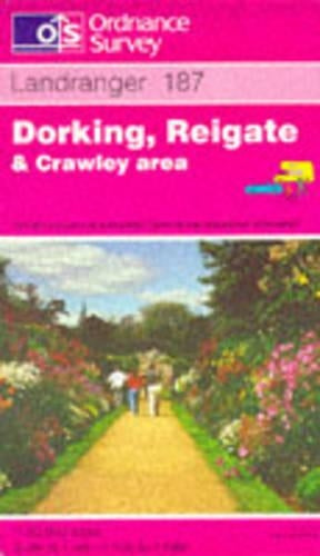 Landranger Map 187 Dorking, Reigate and Crawley Area
