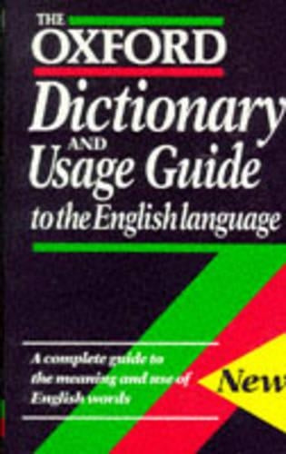 The Oxford Dictionary and Usage Guide