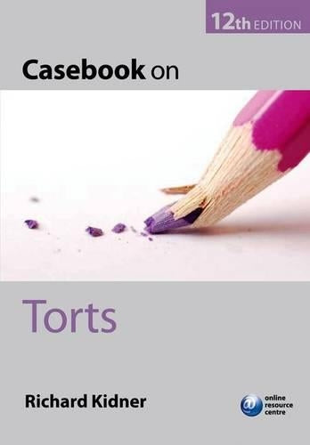 Casebook on Torts