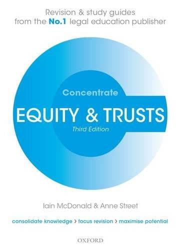 Equity & Trusts Concentrate: Law Revision and Study Guide