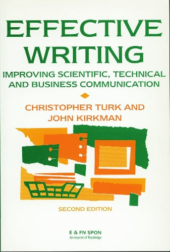 Effective Writing: Improving Scientific, Technical and Business Communication