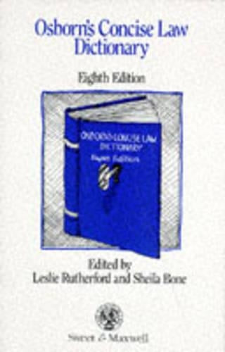 Osborns Concise Law Dictionary