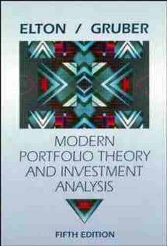 Modern Portfolio Theory and Investment Analysis