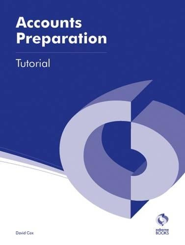 Accounts Preparation Tutorial (AAT Accounting - Level 3 Diploma in Accounting)