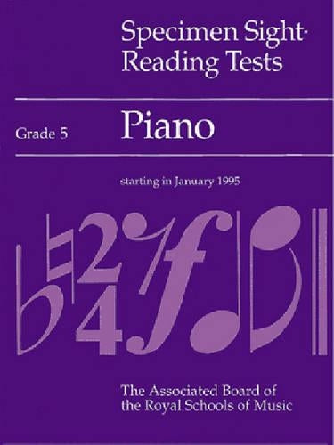 Specimen Sight-reading Tests: Grade 5: Piano