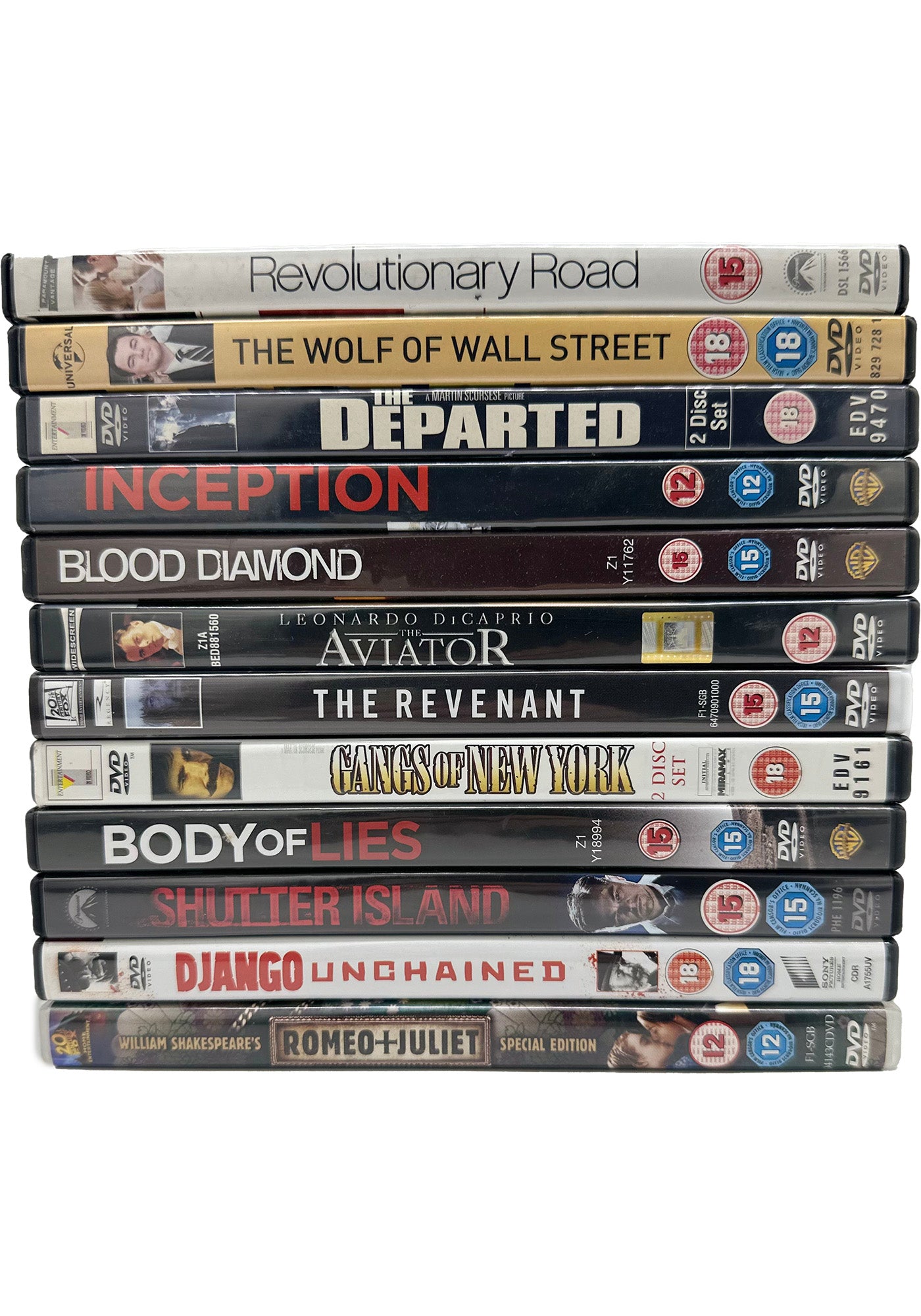 Leonardo DiCaprio DVD Collection