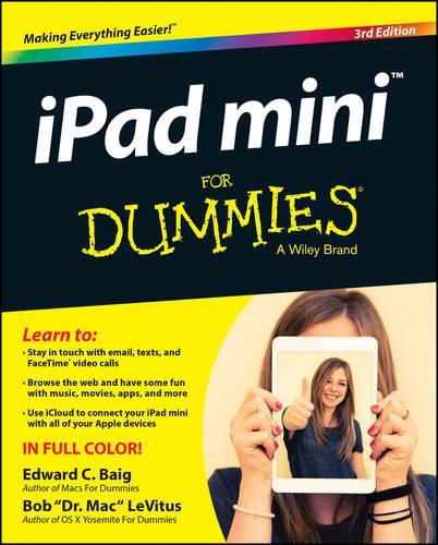 Ipad Mini for Dummies, 3rd Edition (For Dummies (Computers))