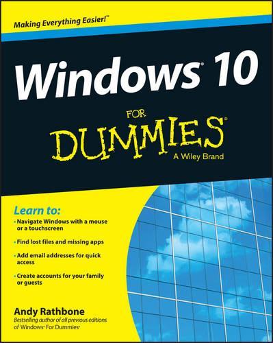 Windows 10 For Dummies (For Dummies (Computers))
