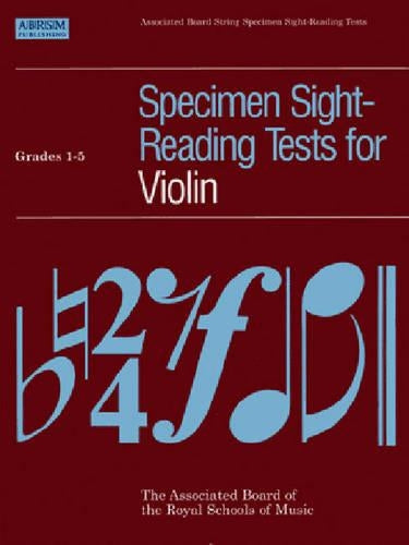 ABRSM: **OLD** Specimen Sight-Reading Tests for Violin Grades 1-5
