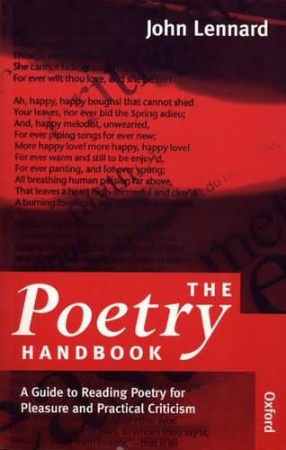 The Poetry Handbook: A Guide to Reading Poetry for Pleasure and Practical Criticism