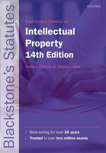 Blackstones Statutes on Intellectual Property (Blackstones Statute Series)