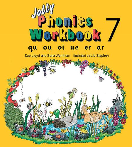 Jolly Phonics Workbook 7: qu, ou, oi, ue, er, ar